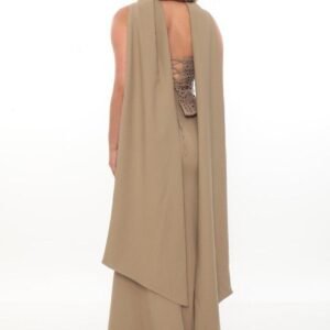 Straplez Balık Abiye – Sırt Bağcıklı - Görsel 3